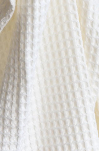 Serviette de bain en coton gaufré Jacki
