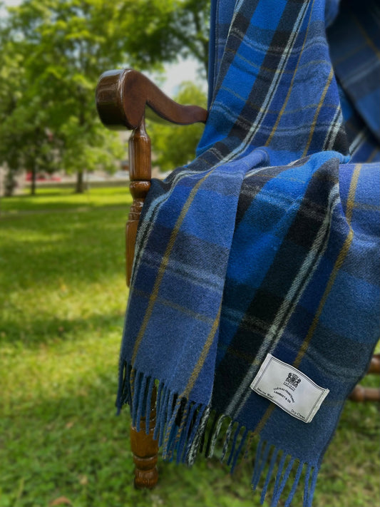 Chateau Frontenac Tartan Blanket 100% merino wool