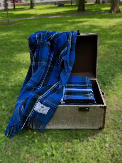 Couverture tartan du Château Frontenac