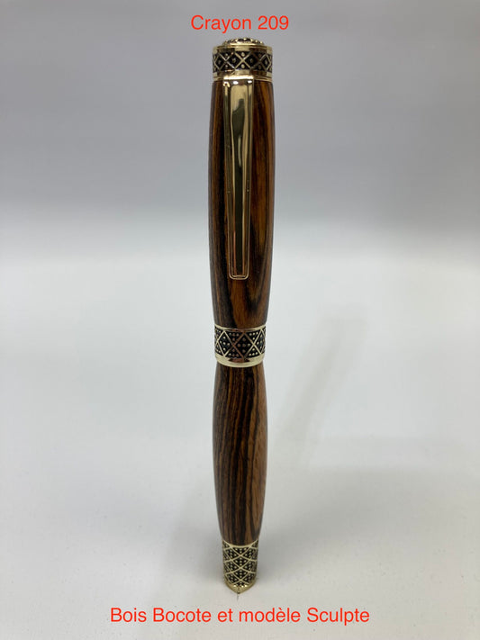 #209 - Sculpte, bois bocote