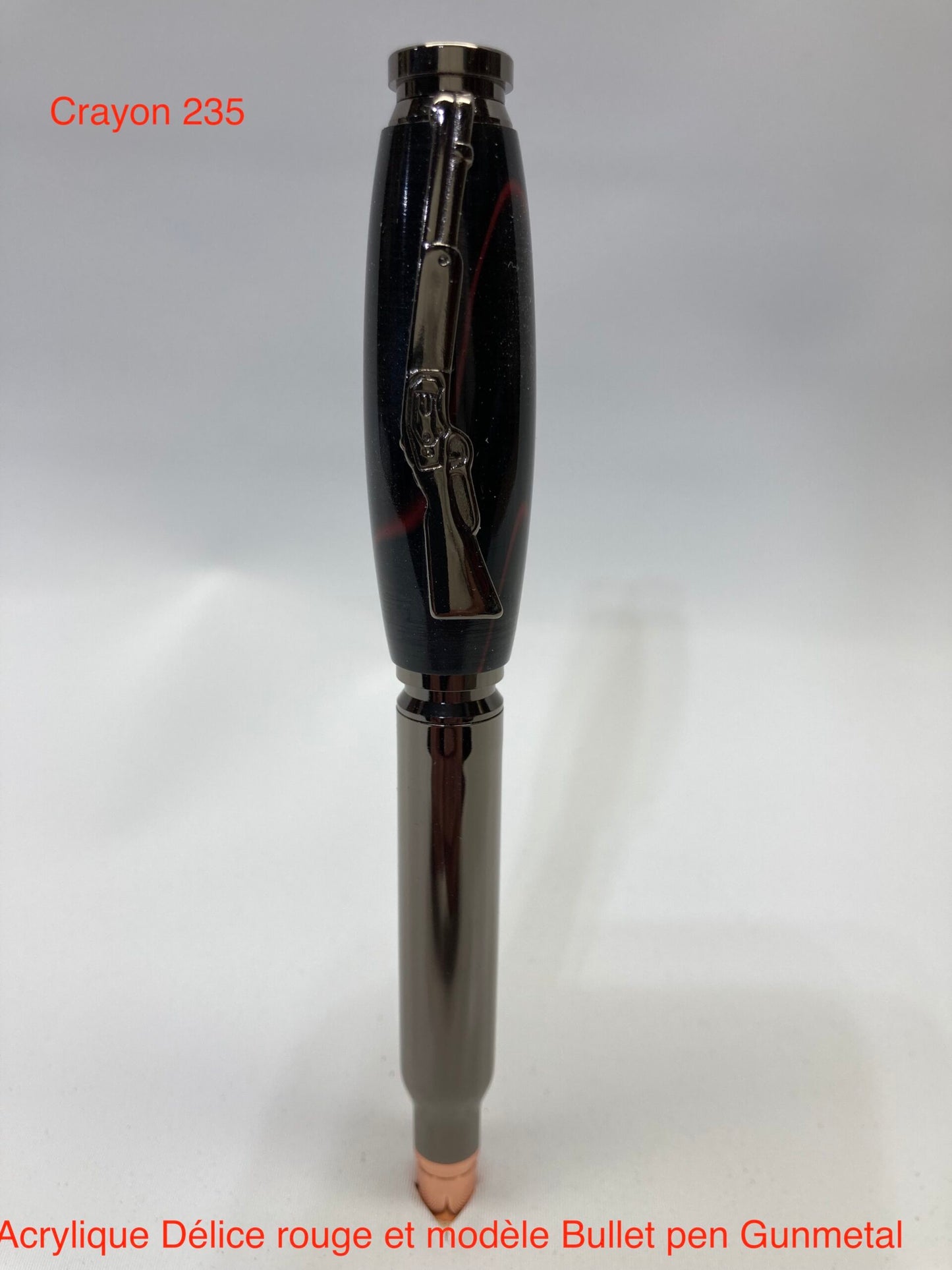 #235 - Chasse carthridge bullet, acrylique délice modèle bullet pen gun métal