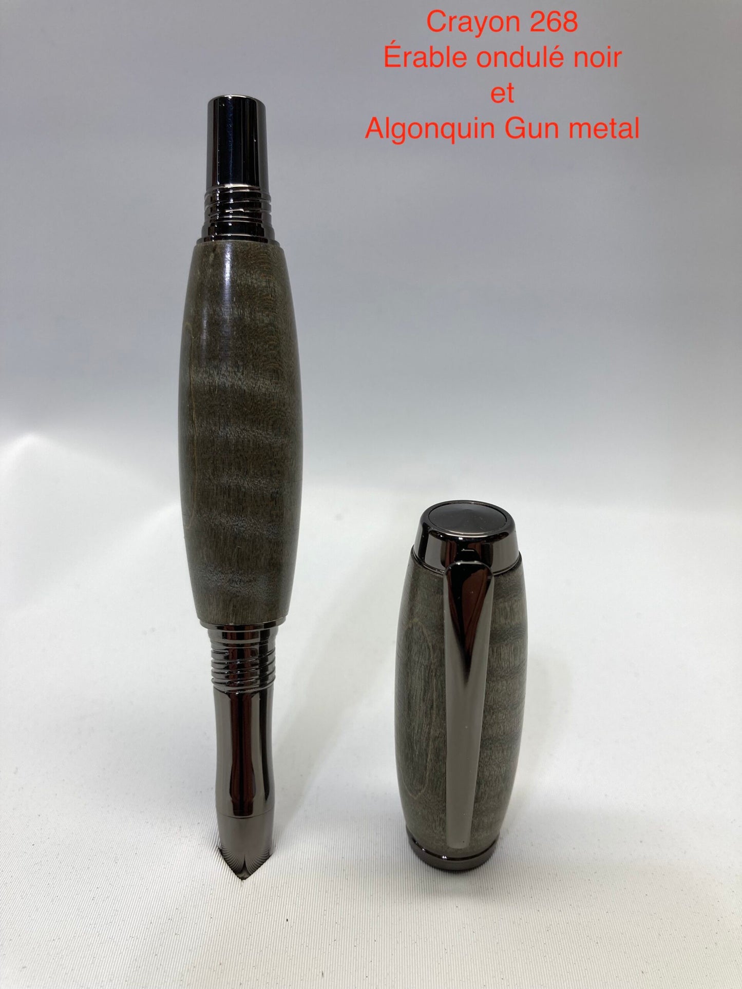 Algonquin, Wavy maple and gun metal