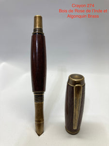 Algonquin, Indian rosewood and brass