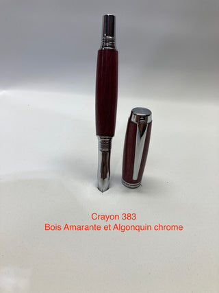 #383 - Algonquin, amaranth wood and chrome