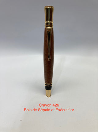 #426 - Exécutif, bois de Sépalé et or