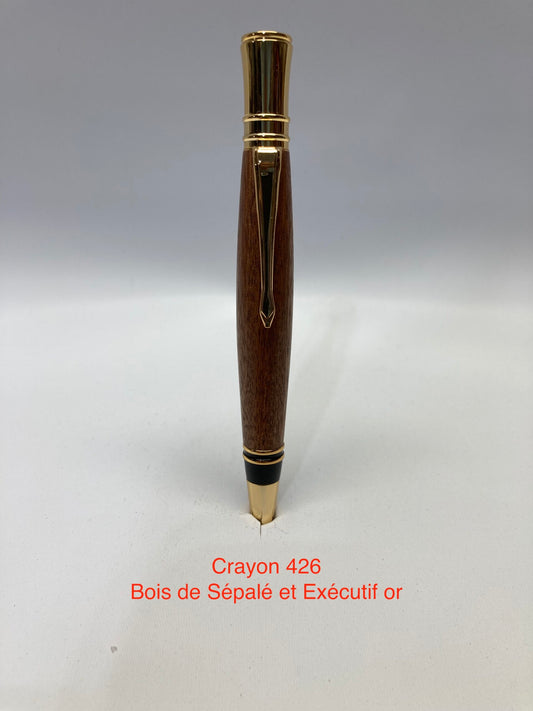 #426 - Exécutif, bois de Sépalé et or