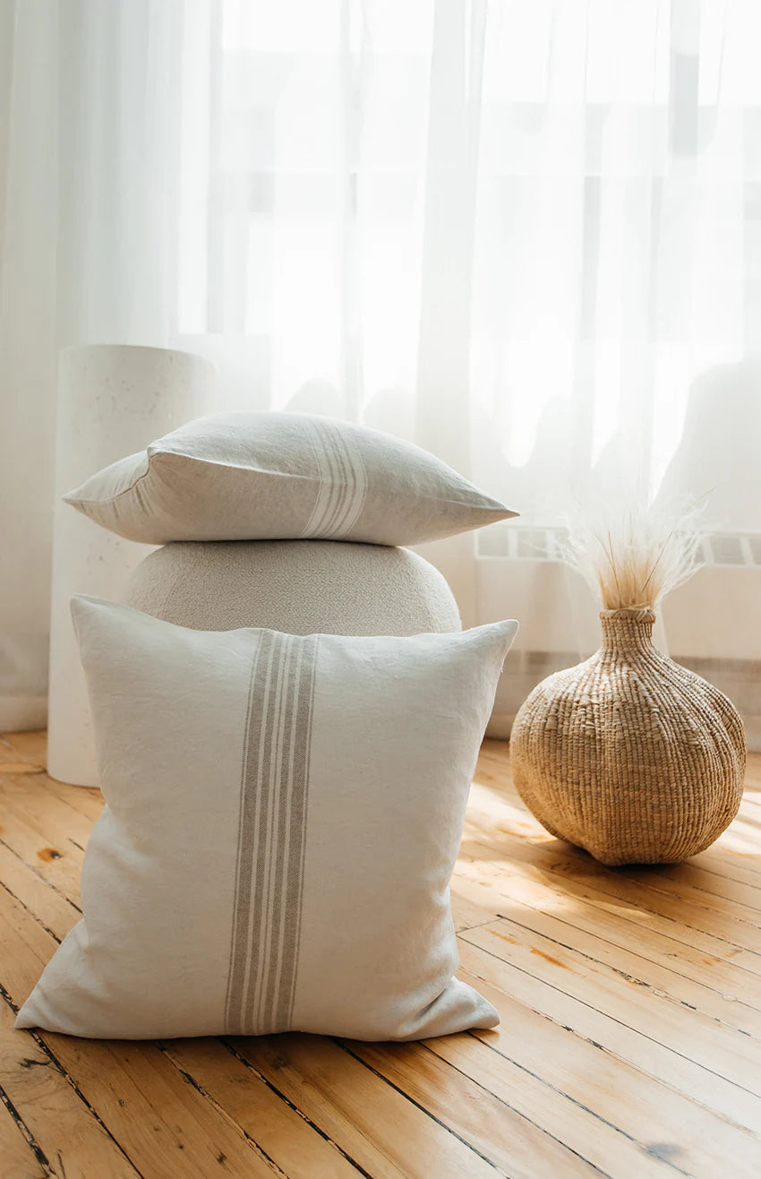 Linen cushion cover