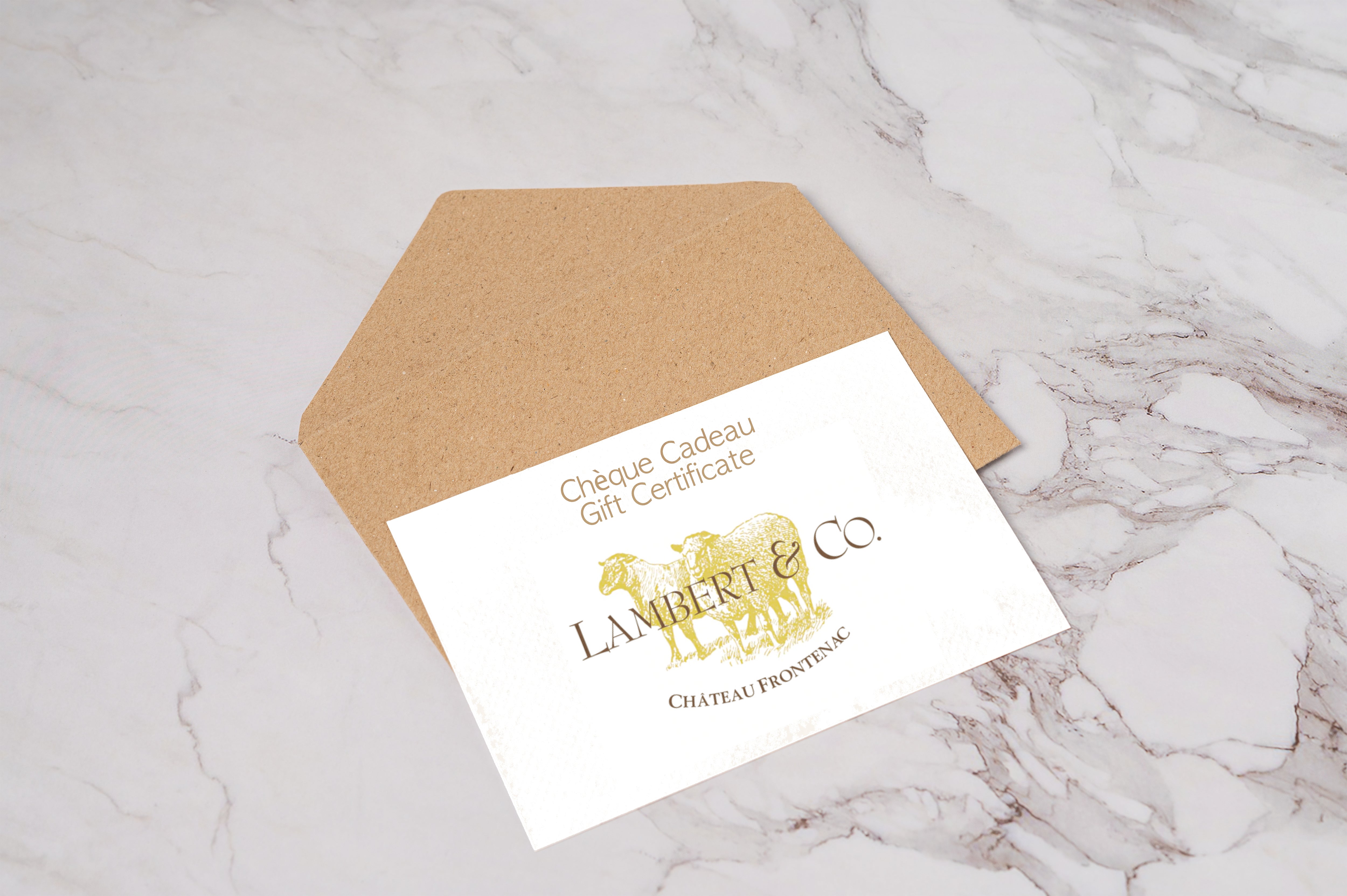 The Lambert & Co. virtual gift card...think any distance!